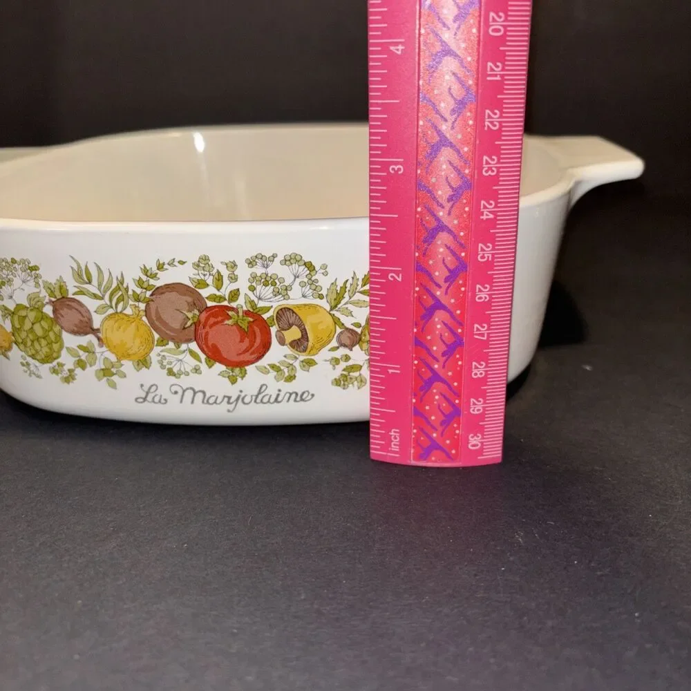 Corning Ware Spice of Life La Marjolaine Casserole A-2-B 2 LITER Pyrex Lid A9C